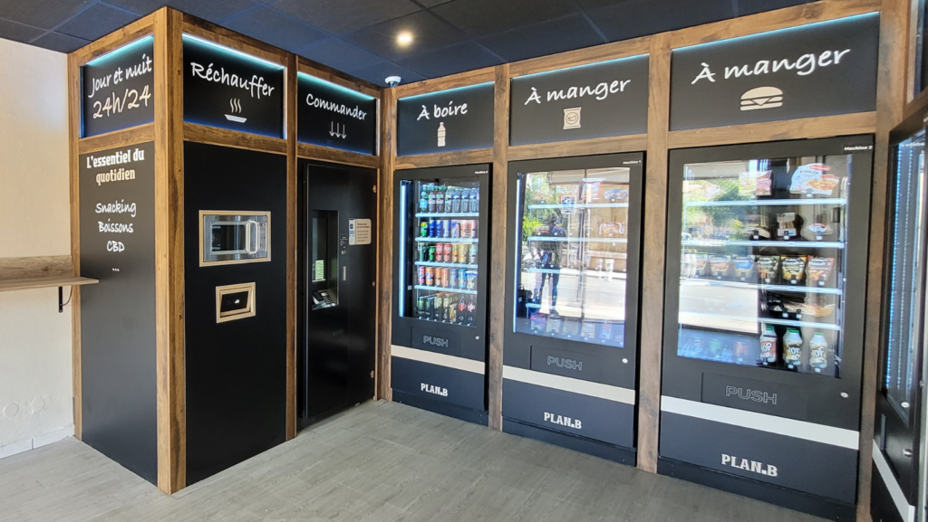 Multiself distributeur automatique pour magasins automatiques