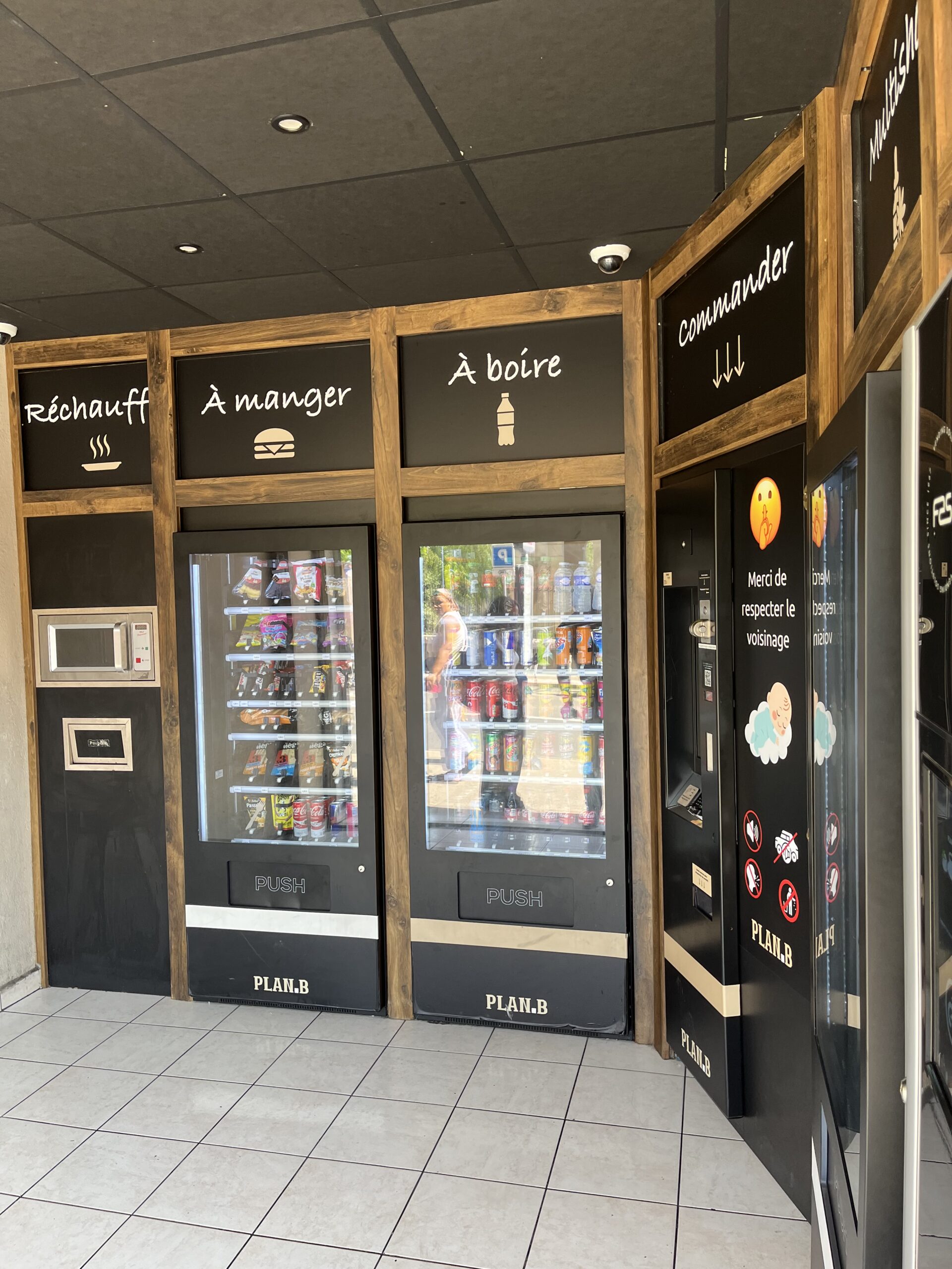 utilisation magasin automatique